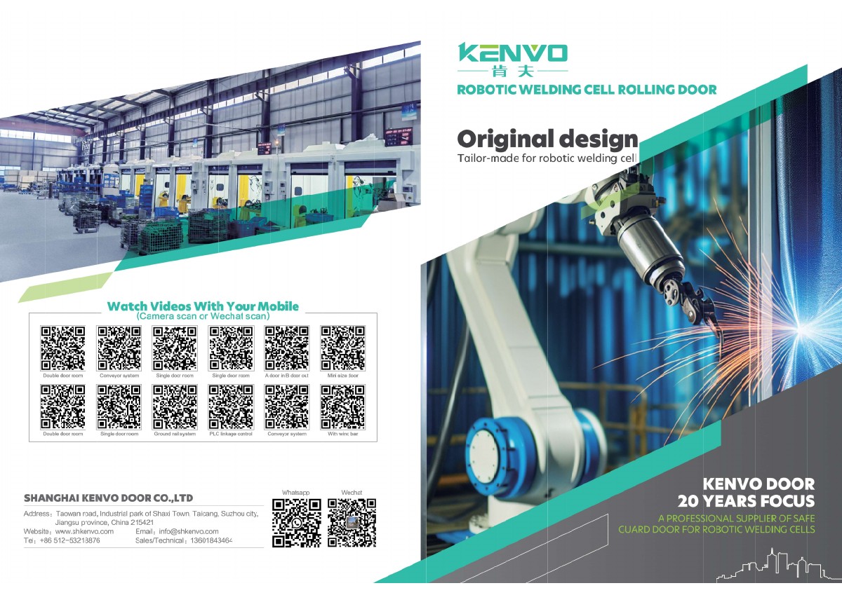 Robotic Welding Cell Rolling Door Catalog cover